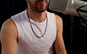 Gay ASMR paper tearing tingles daddy bears muscle man destroys relaxation