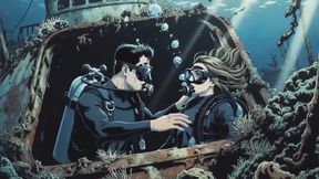 Shipwreck Deepthroat Breath Control | Full Gear Underwater Oral Session