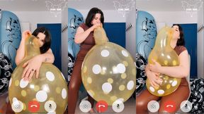 Face Time Blow to Pop with a Homewrecker Looner Girl - Kalisan 18-inch Blow to Pop