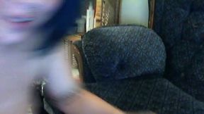 Playing with my new realistic dildo!