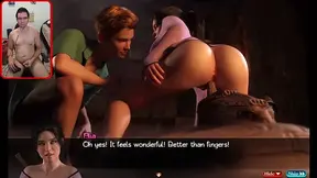Young virgin girl plays kinky game with ancient dildo