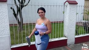 Paula beautiful Colombian Big Ass in her first porn casting