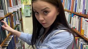 Young bookworm fucks like a bitch