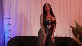 a sensual creampie for the stunning bombshell ebony mystique