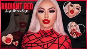 Radiant Red: Lip Worship + Cum Countdown (1080 MP4)