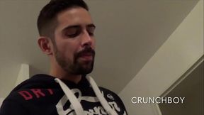 2096 LEO fucked bareback by his friend in sling