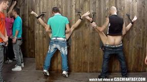 ”Czech sluts enjoy gloryhole groupsex”