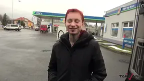 Ultimate whore gives up her trimmed pussy for some cash