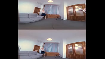 Sultry Cock Sucker: Blonde Russian Babe Swallows Cum in POV