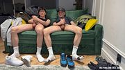 Two Friends Watching Porn Together after Work