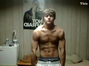 Hot Guy Flexing