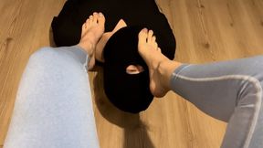 Pov foot domination by magnificent foot goddess adriana.