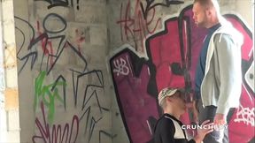 arab fucked outdoor by bear dominant