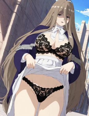 Lesbian couples in ecchi mode