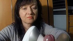 Maya Teases The Guys Dick With A Vibrator