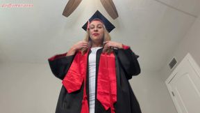 Graduation Upskirt Tease and Peeing Worship
