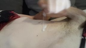 Lars Damberger cum in red Satin