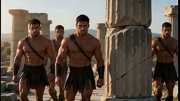AI Generated Elf Queen Conquered by Spartan Nude Siege Gangbang in Ancient Troy &amp_ Ruins [Hentai 3D]
