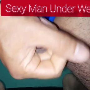 Sexy blue underwaear to masturbate until cumm