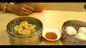 Slender teen Mickey behaves like whore