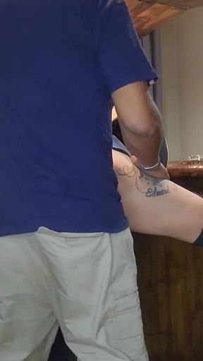 All blondes cheat creampie quickie   Clip 1