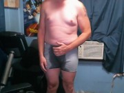 Doing the Potty Dance! Desperately have to Pee, then rub one out after soaking my boxers!