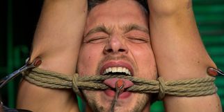 Strong anal BDSM with Michael Roman and Damon Heart