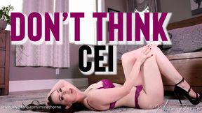 Don't Think CEI