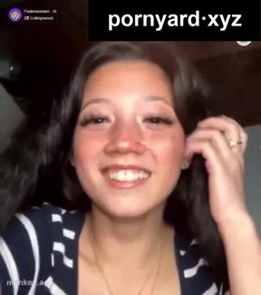 Amateur blonde teen shows her reaction while webcamming alone