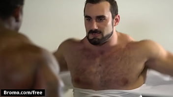 Hunk Bottom Dominated By A Huge Muscular Man With A Big Cock - BROMO