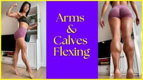 Arms and Calves Flexing