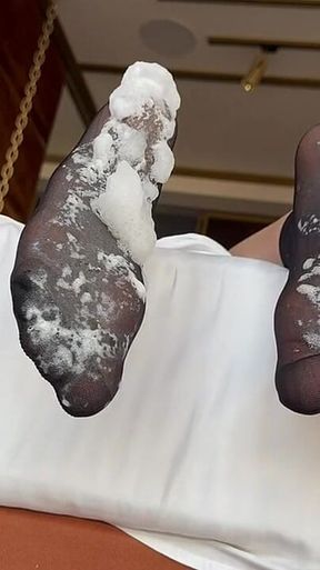 Asmr Satisfying Foaming Soap & Foot Washing
