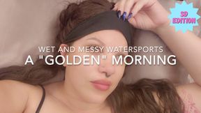 Mistress Babalon's Wet and Messy Golden Morning - Toilet Slave POV SD