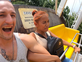 ”Perfect ass Thai GF amateur sex at home after visiting Dream World”