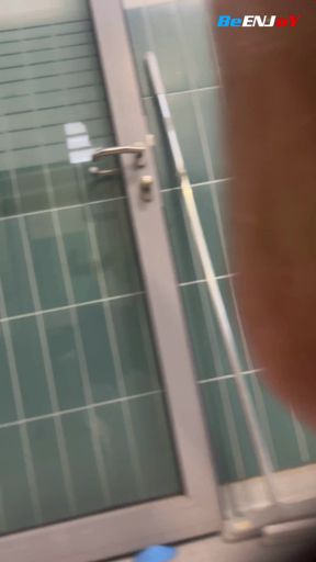 BeENJoY - Naked in the mixed pool shower, almost caught! I in the open cabin   Clip 1