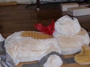 Trampling and Sitting on a Stuffed Dog