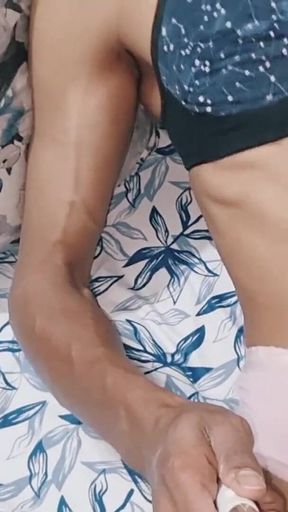 Sissy Crossdresser Stealing and Cumming in Mommy's Silk Satin Panties