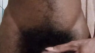 Jims big black cock solo masturbation day 5: cumshot celebration!