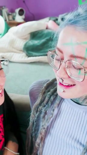 Must-share moment from &quot;Threesome ANAL POV with 2 Thick Goth TEENS!&quot;