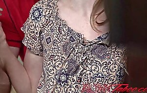 Former Mormon Step-Sister Nikki Sweet Gets Bent Over Sink By Big Dick Step-Bro