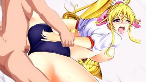 Horny Anime Chick Shows Off Massive Tits For Ero Fun