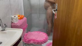 I went into the bathroom and fucked my hot pregnant sister-in-law