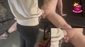 Locked Back in Chastity After Being Restrained and Left Waiting for a Handjob