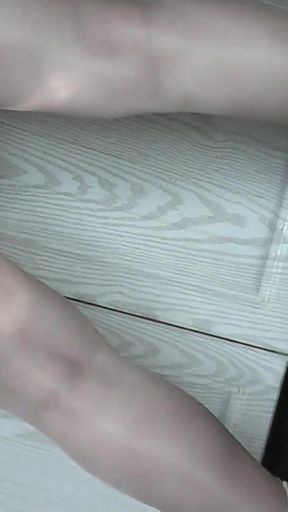 Epic moment from &quot;MILF wife continues cook naked without panties and bra in stockings high heels. Clit Pussy. Ass. Natural&quot;