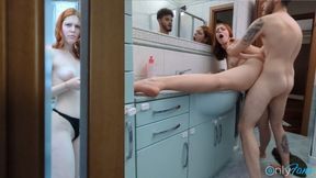 Pov: My Stepbrother Is Spying Me In The Bathroom And Then Bangs Me For Good (italian Dialogues)