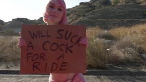 ”I would normally never do this. But she had a sign saying sucks dick for a ride”
