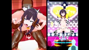 Hentai MMD Compilation – Small-Titted Girls Squirt in Cowgirl Sex Shorts