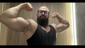 Enjoy the View of My Thick Meaty Biceps Bouncing in Slow Motion