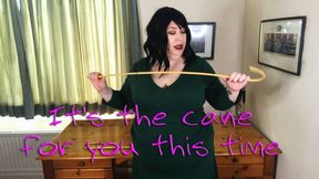 It's The Cane For You This Time - Nimue Allen bbw headmistress punishment school caning wmv