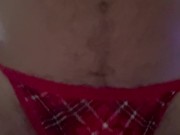 Pretty boy hungry for dick Christmas morning